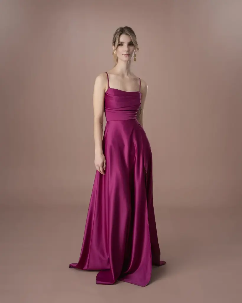 0025 - Camila - Recogido Corsette Magenta 