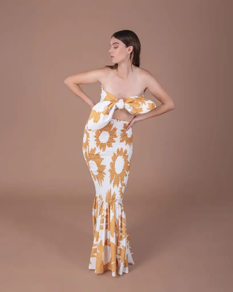 0054 - Juliana Florez - Amarillo y blanco