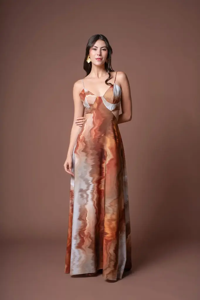 0077 - Egipto Estampado Naranja Tcherassi