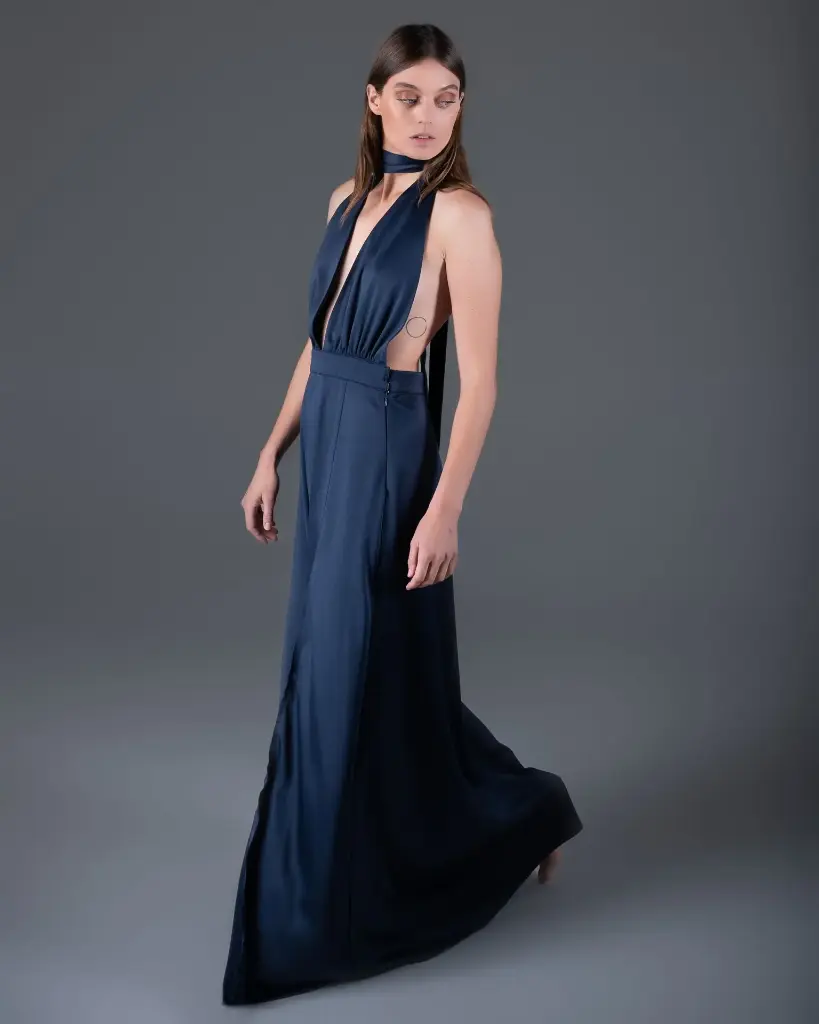 0190 - Felicia - Azul oscuro M 50's