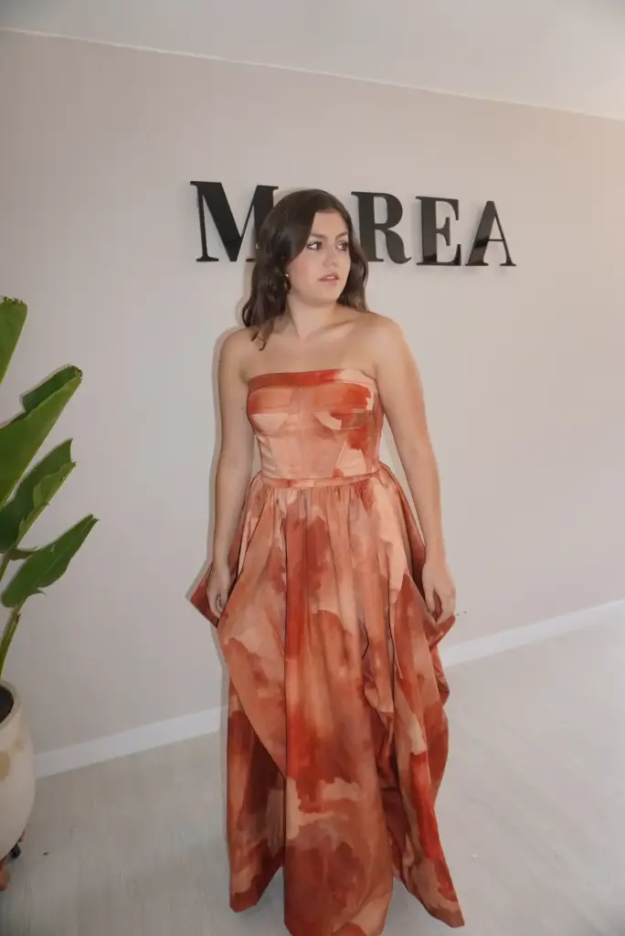 0307 - Wayra Naranja 2 Piezas Maria Elena Villamil 