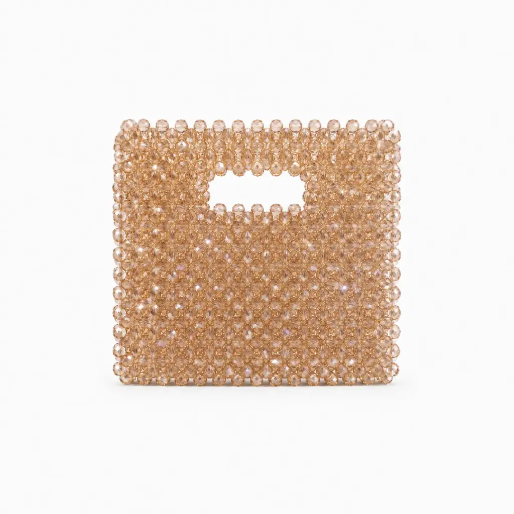 0811 - Cartera sobre murano rosegold 