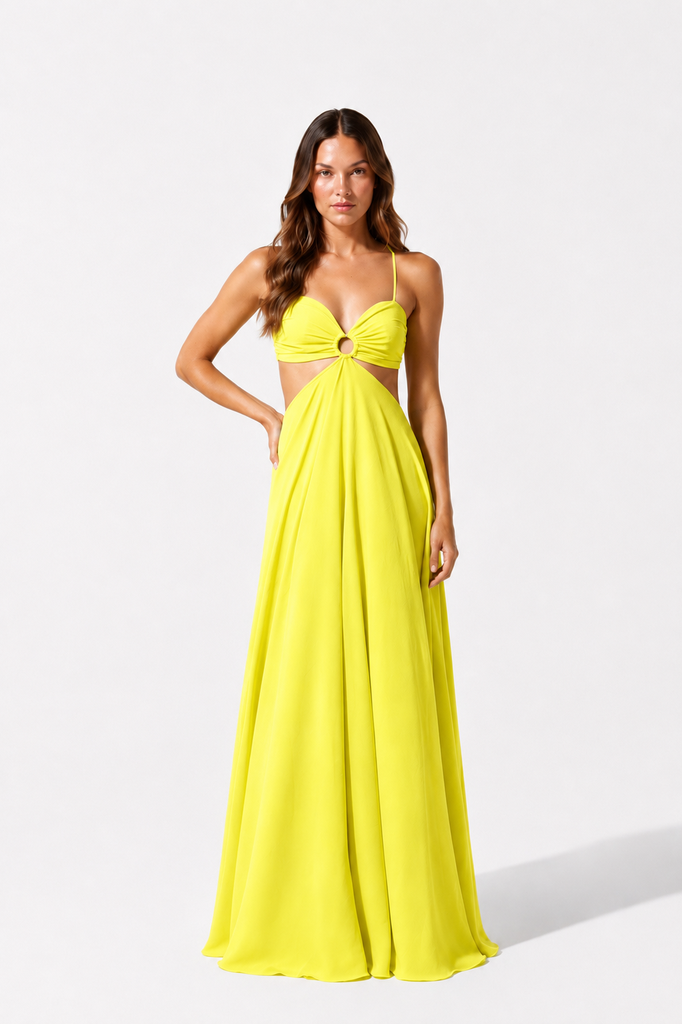 0677- amarillo limon circulo pecho 