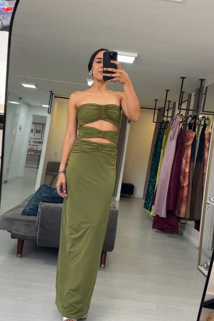 0723- Maygel Coronel Dorado Verde Oliva Huecos