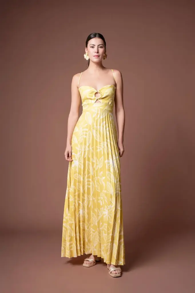 0729 - Taupe Amarillo Estampado