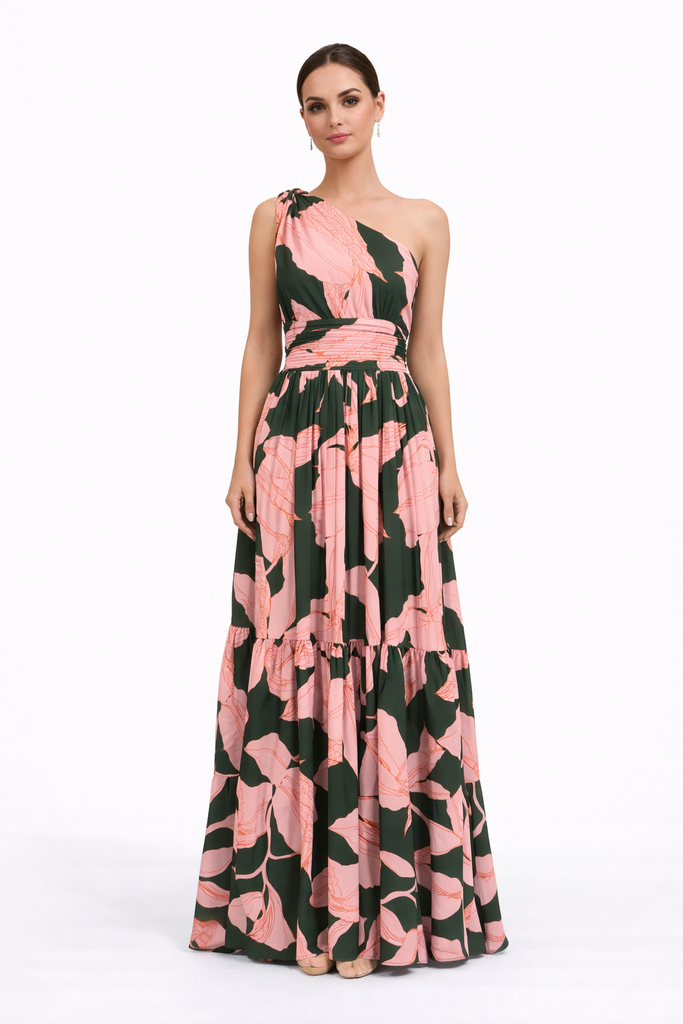 0732 - Verde Y Rosa un hombro - Mopa 