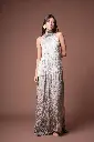 0749 - Marcela Beige-Gris Arrugado 