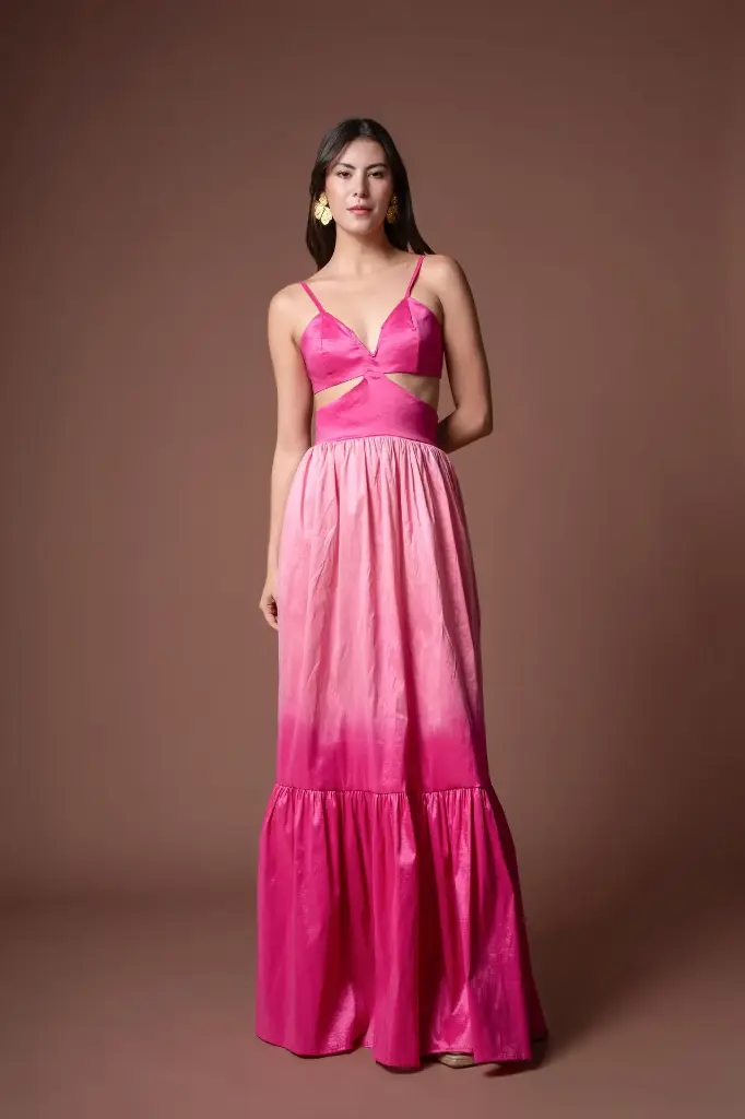 0750 - Monica Rosa Degrade Fucsia