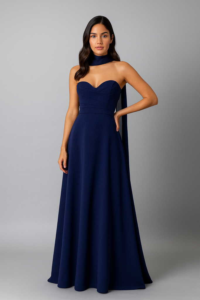 0314 - bufanda azul noche velo