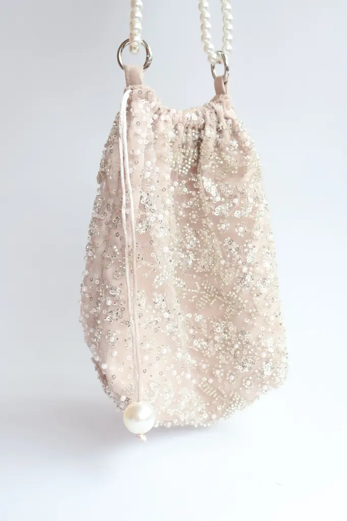 0893 - Cartera tejida rose