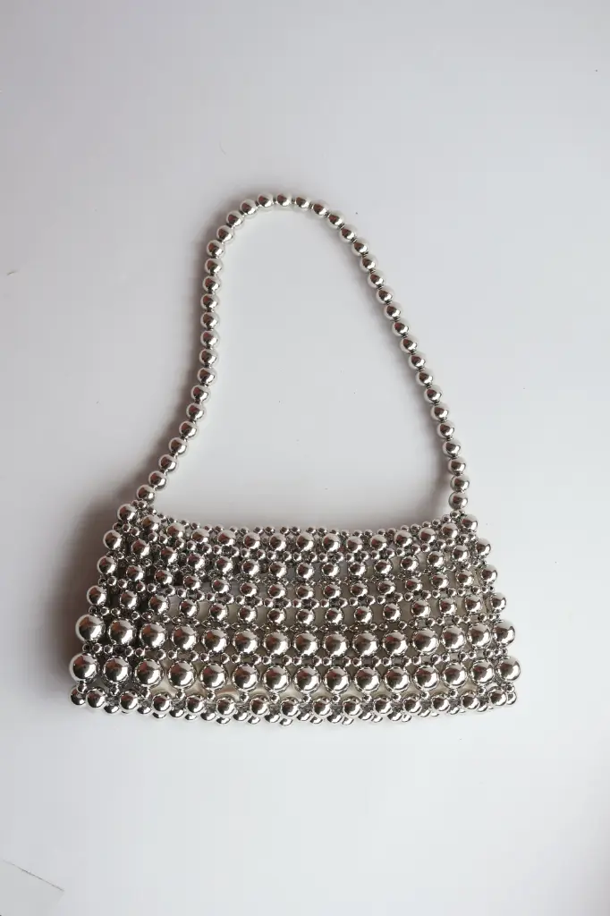 0894 - Cartera balines Plateada