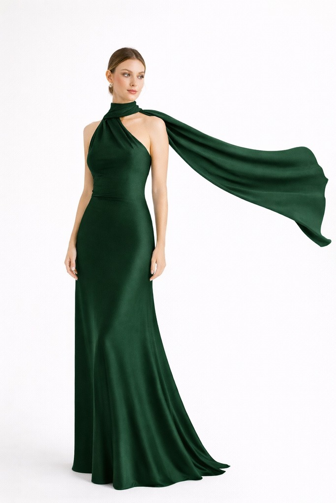 0976 - Julieth Verde Noche Halter Pet 