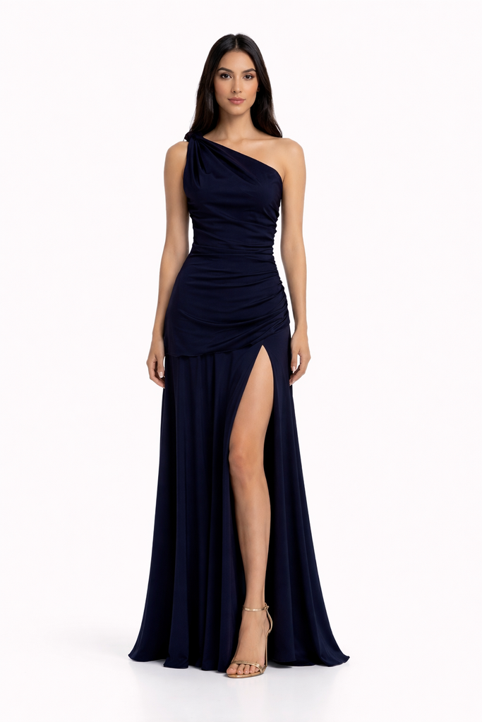 0537 - Rita azul oscuro nudo hombro