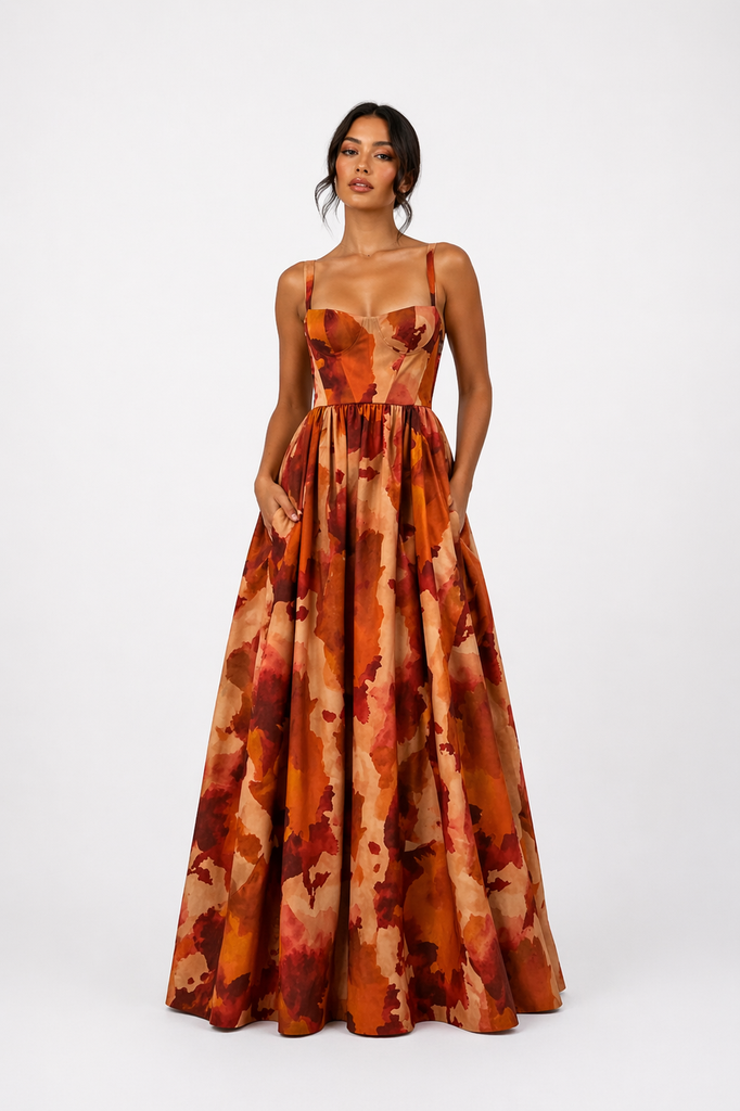 0100 - Wayra Naranja Intenso Otoño Maria Elena Villamil