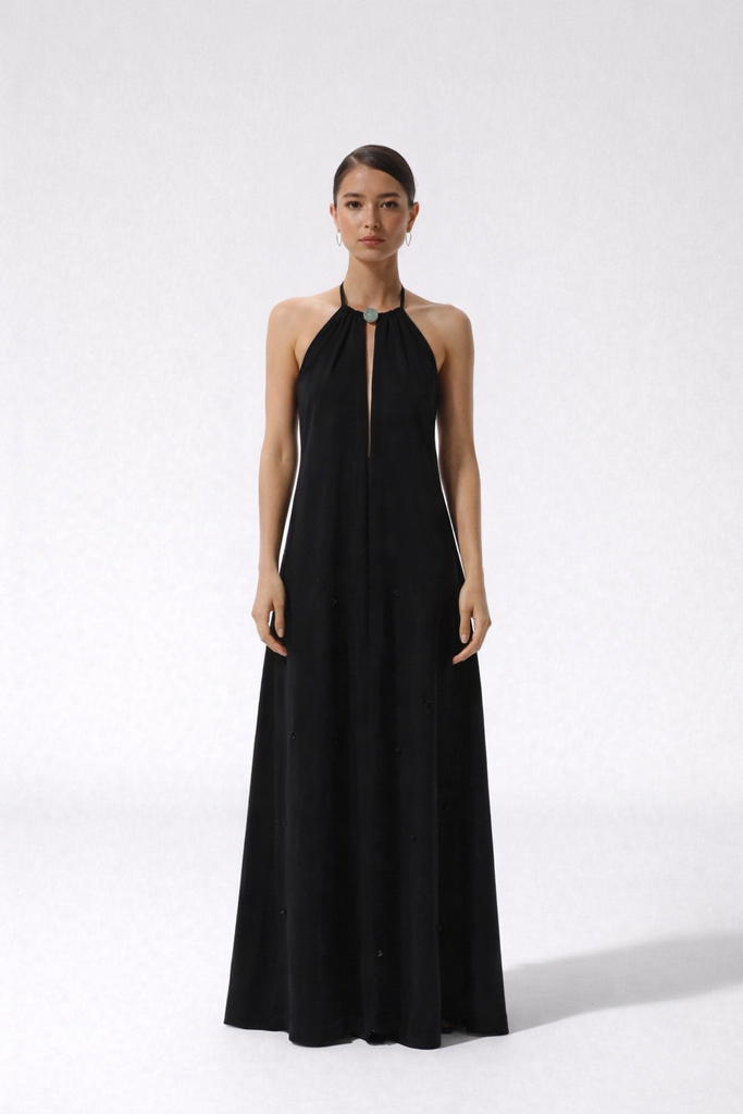 0122 - Negro Piedra Verde Piedritas Baobab