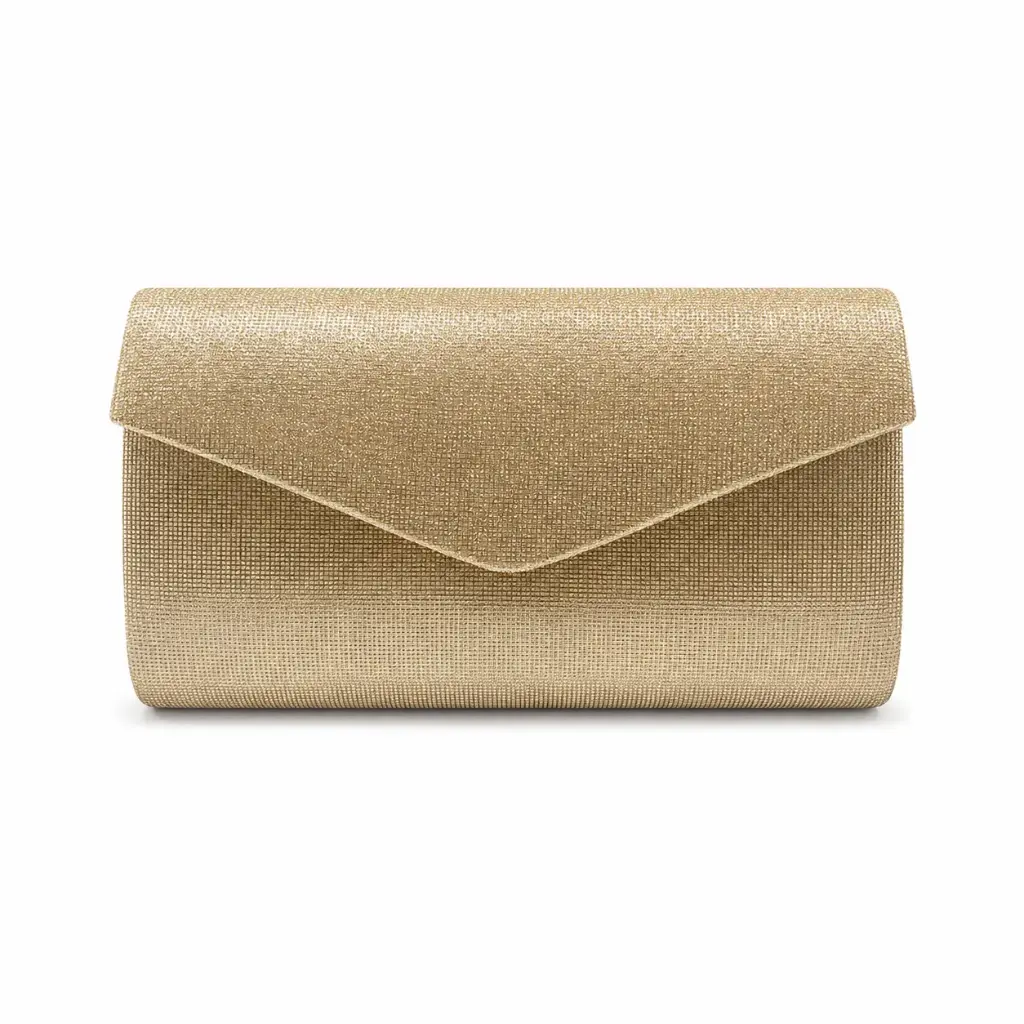0822 - Cartera brillante oro rosa 