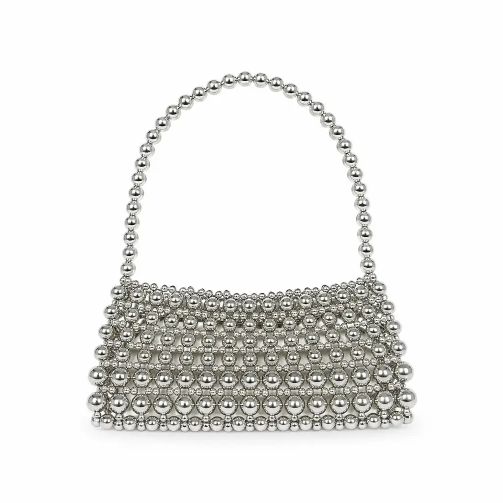 0828- Cartera tejida corta