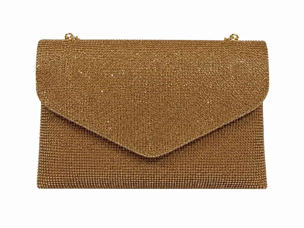 0907 - Cartera sobre oro rosa brillante