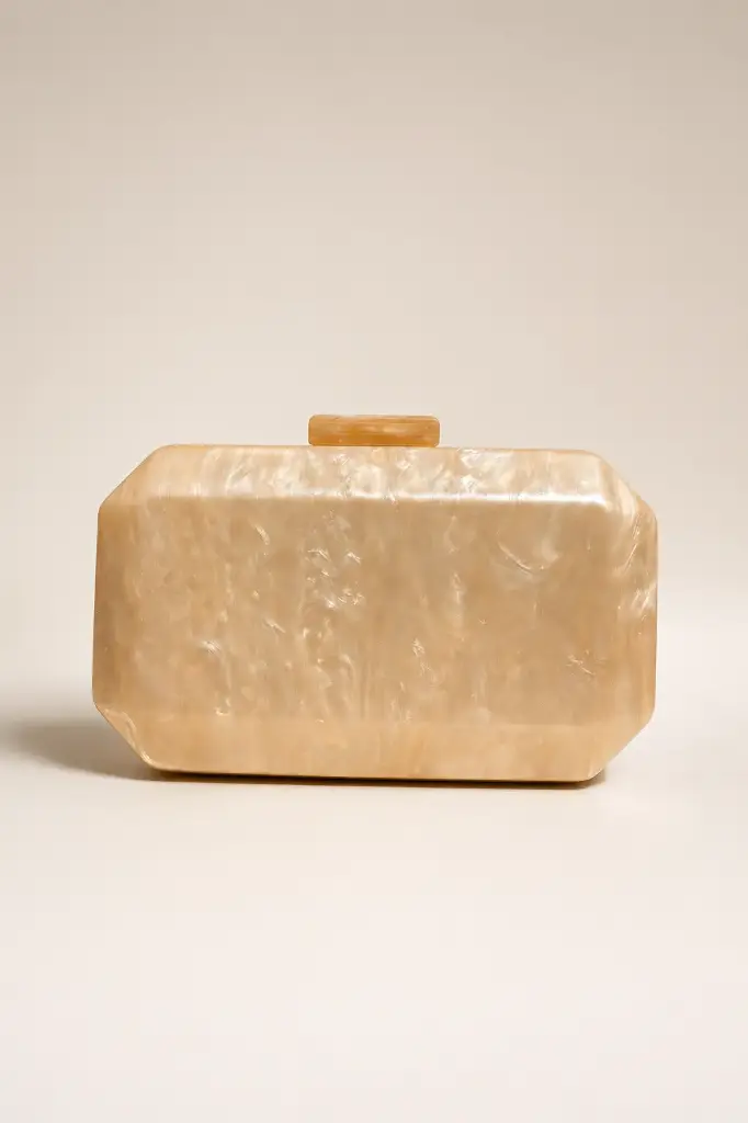 0909 - Cartera dura beige