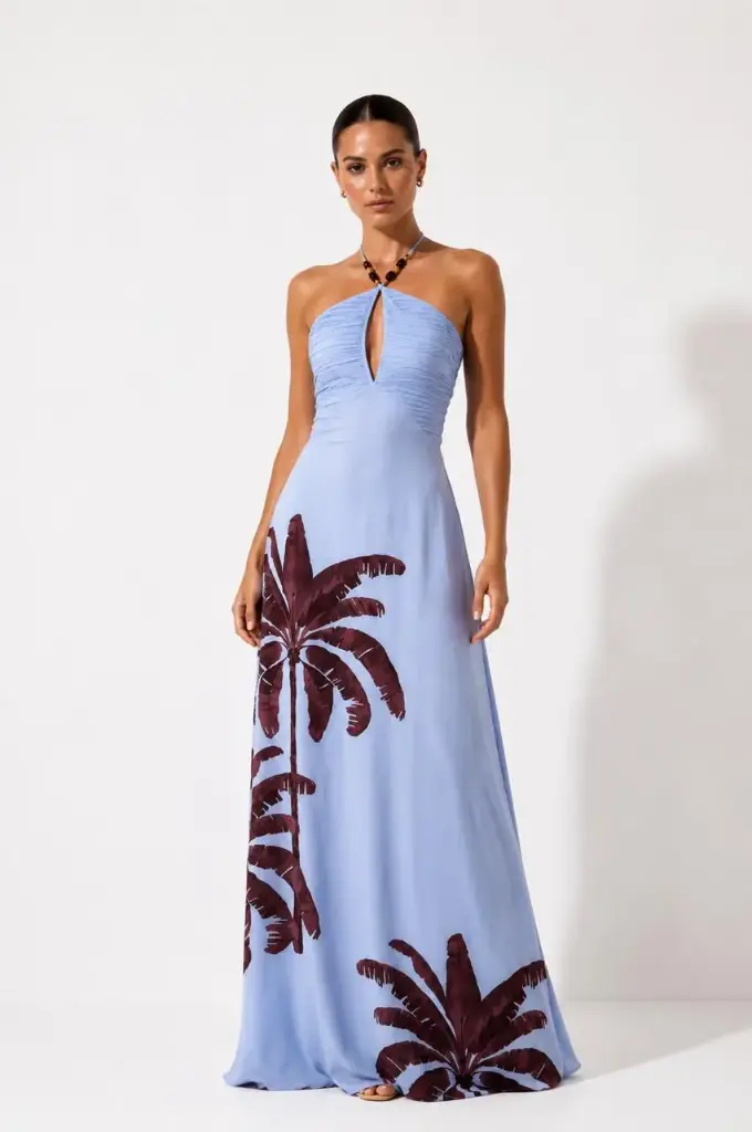 0767 - Palmera azul