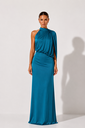 0781 - Rocio Halter bandeja stretch azul aguamarina caida
