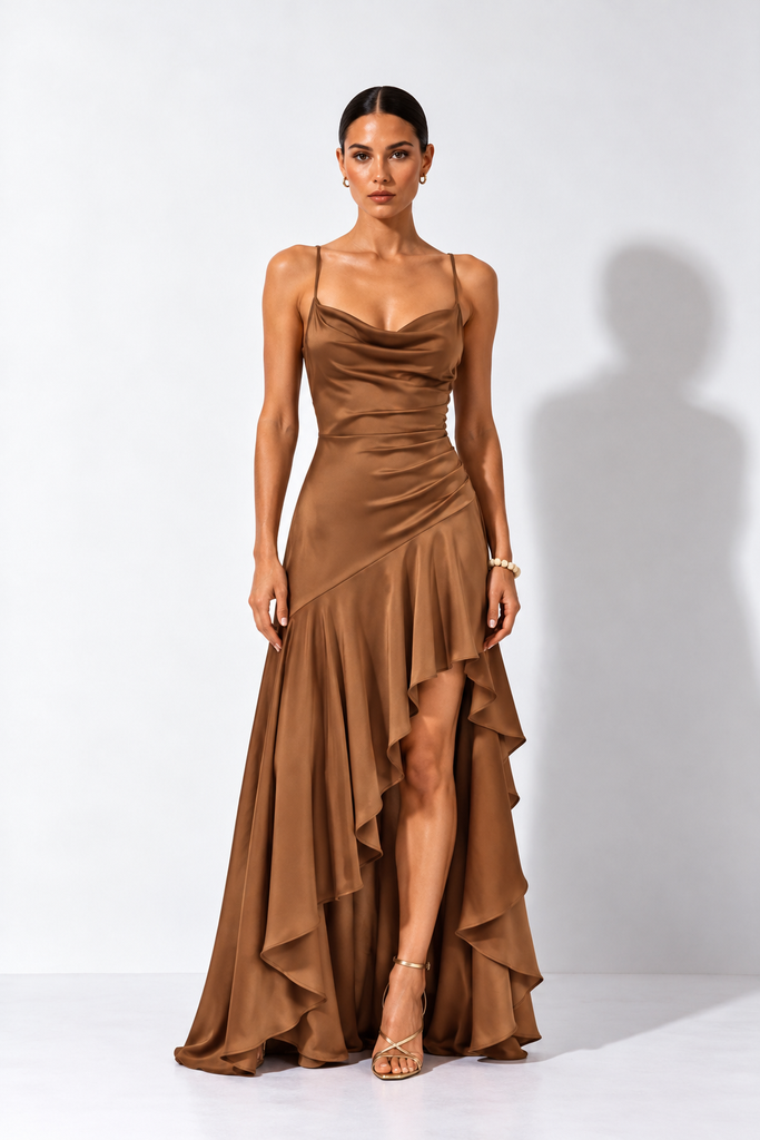 0943 - Celine - Camel tiras con boleros