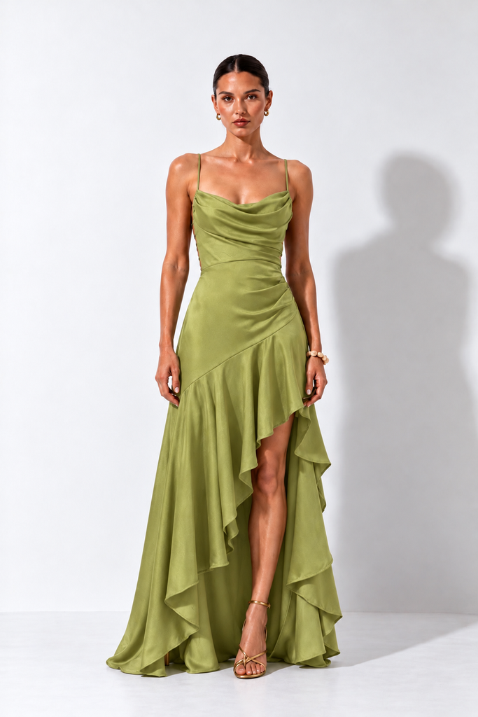 0944 - Celine - Verde tiras con boleros