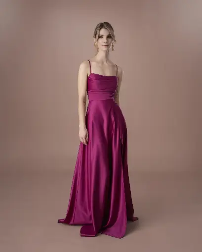 0025 - Camila - Recogido Corsette Magenta 