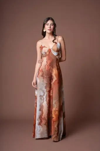 0077 - Egipto Estampado Naranja Tcherassi