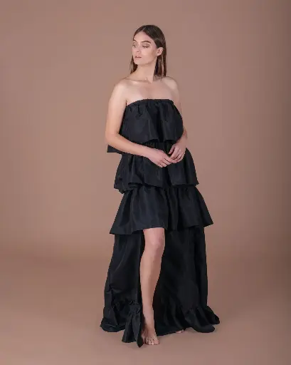 0360 - negro strapples Bolero Juliana Florez 