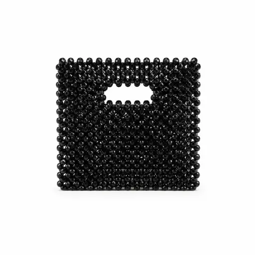 0806 - Cartera sobre murano negra