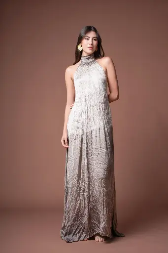 0749 - Marcela Beige-Gris Arrugado 