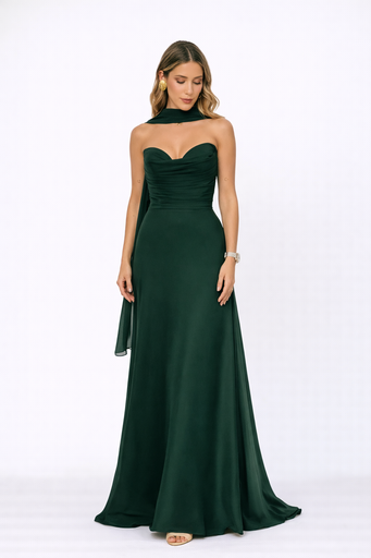 0364 - Verde Noche Bufanda 