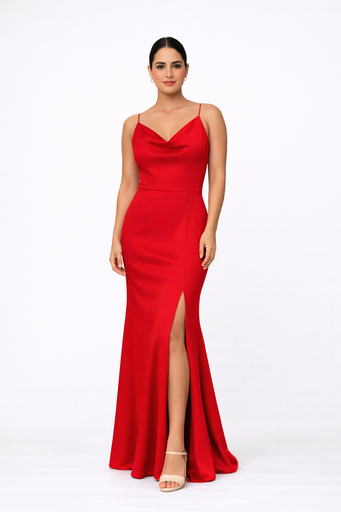 0308 - Ciao abertura espalda redonda rojo