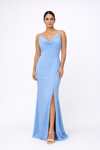 0085 - Ciao abertura espalda redonda azul claro