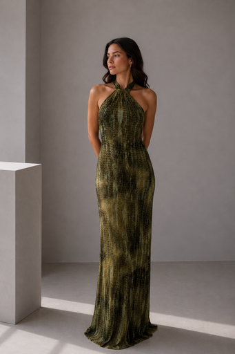 0585 - Halter cocodrilo verde