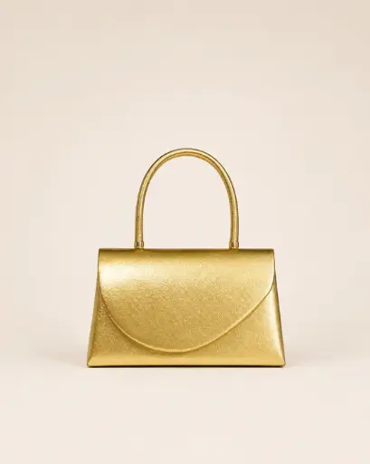 0914 - Cartera coquette dorada